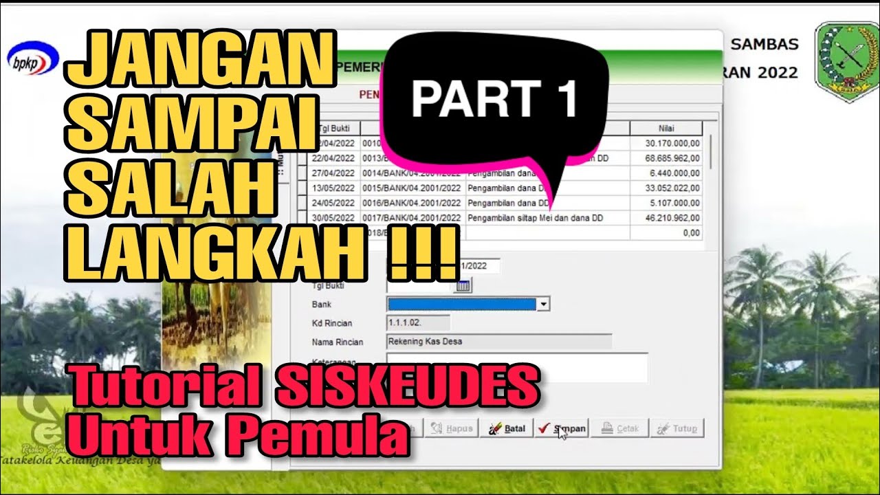 Wajib Fahami‼️ Alur Penggunaan SISKEUDES dari AWAL Bagi Pemula - Part 1 | Tutorial SISKEUDES