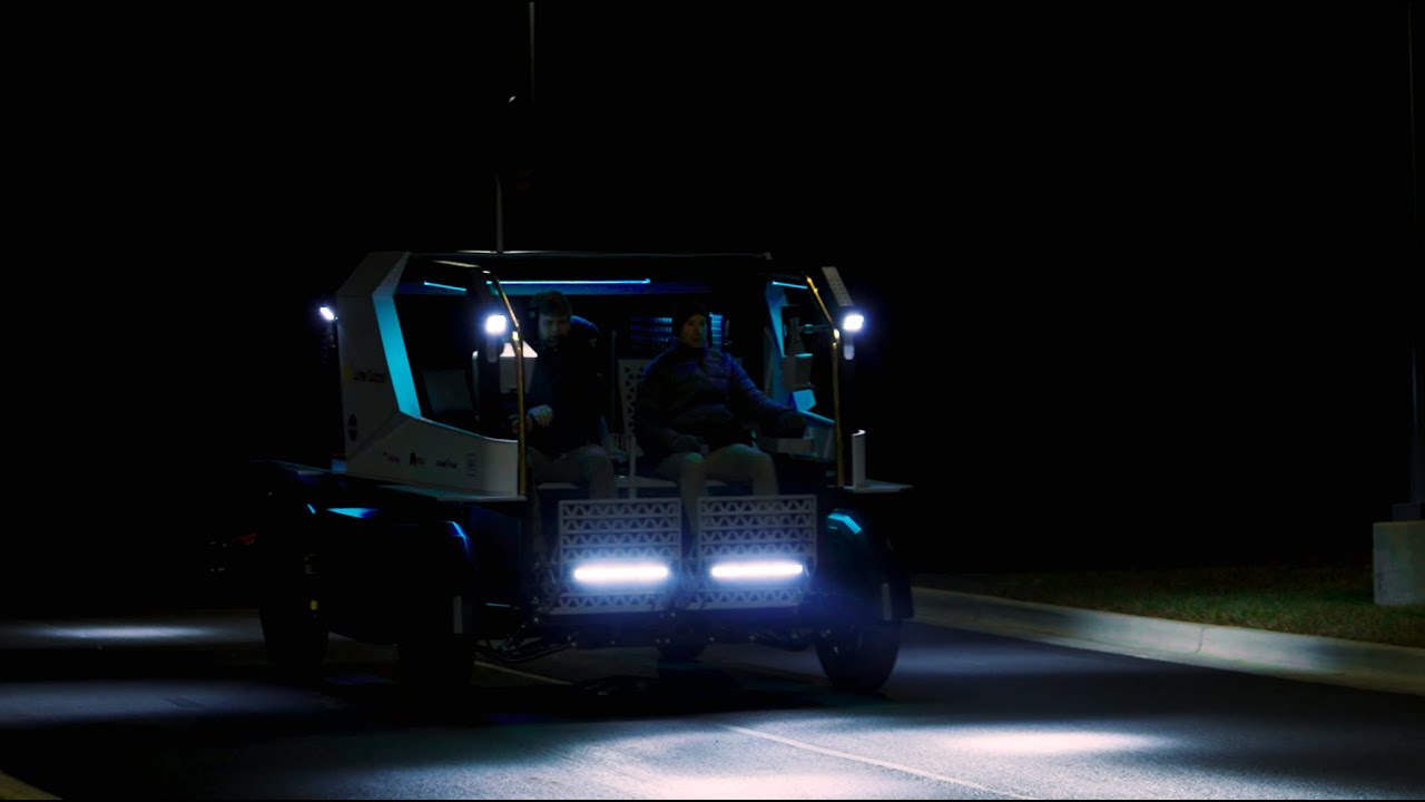 Behind the Wheel of the Eagle Space Truck