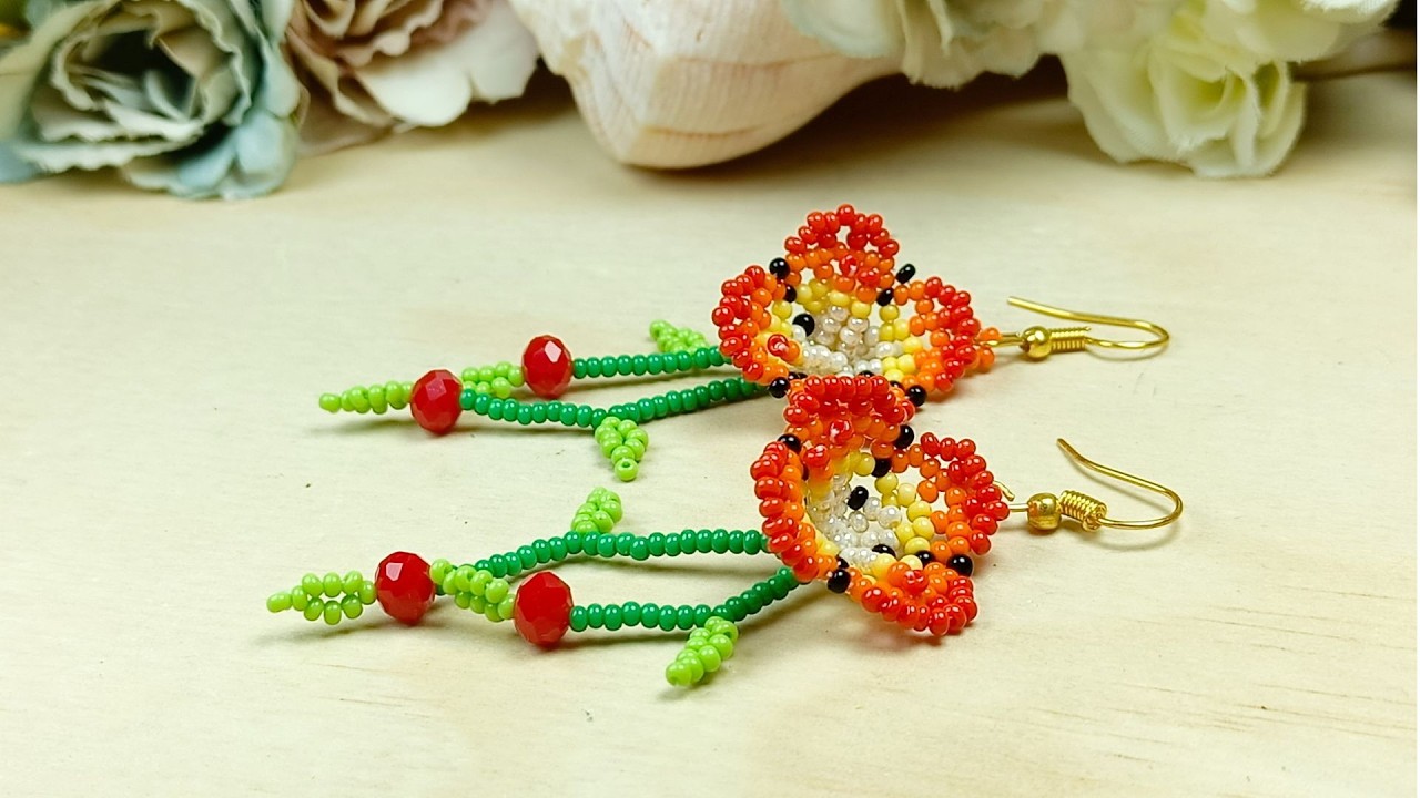¡Aretes en 3D 🌸✨ Fácil, Rápido y Artesanal | Tutorial Paso a Paso