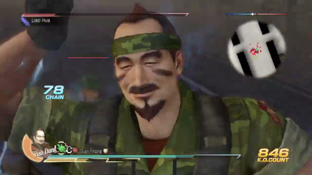 Dynasty Warriors 8 XL - Han Dang Ultimate Solo Run (PS4, no audio)