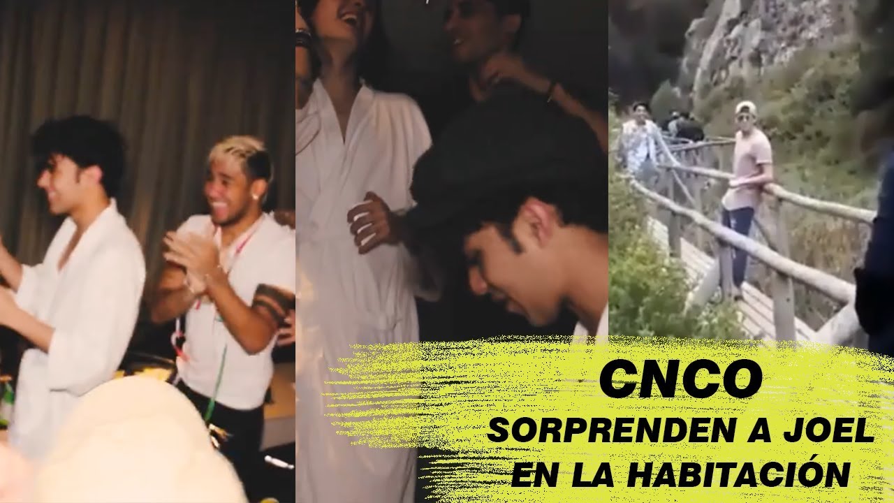 ¡SORPRENDEN A JOEL EN LA HABITACIÓN! + GRABAN NUEVO VÍDEO | CNCO EN CHILE