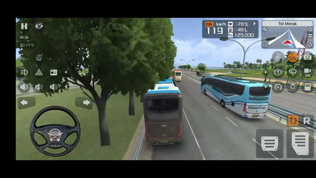 How to drive an automatic bus... Safe journey 