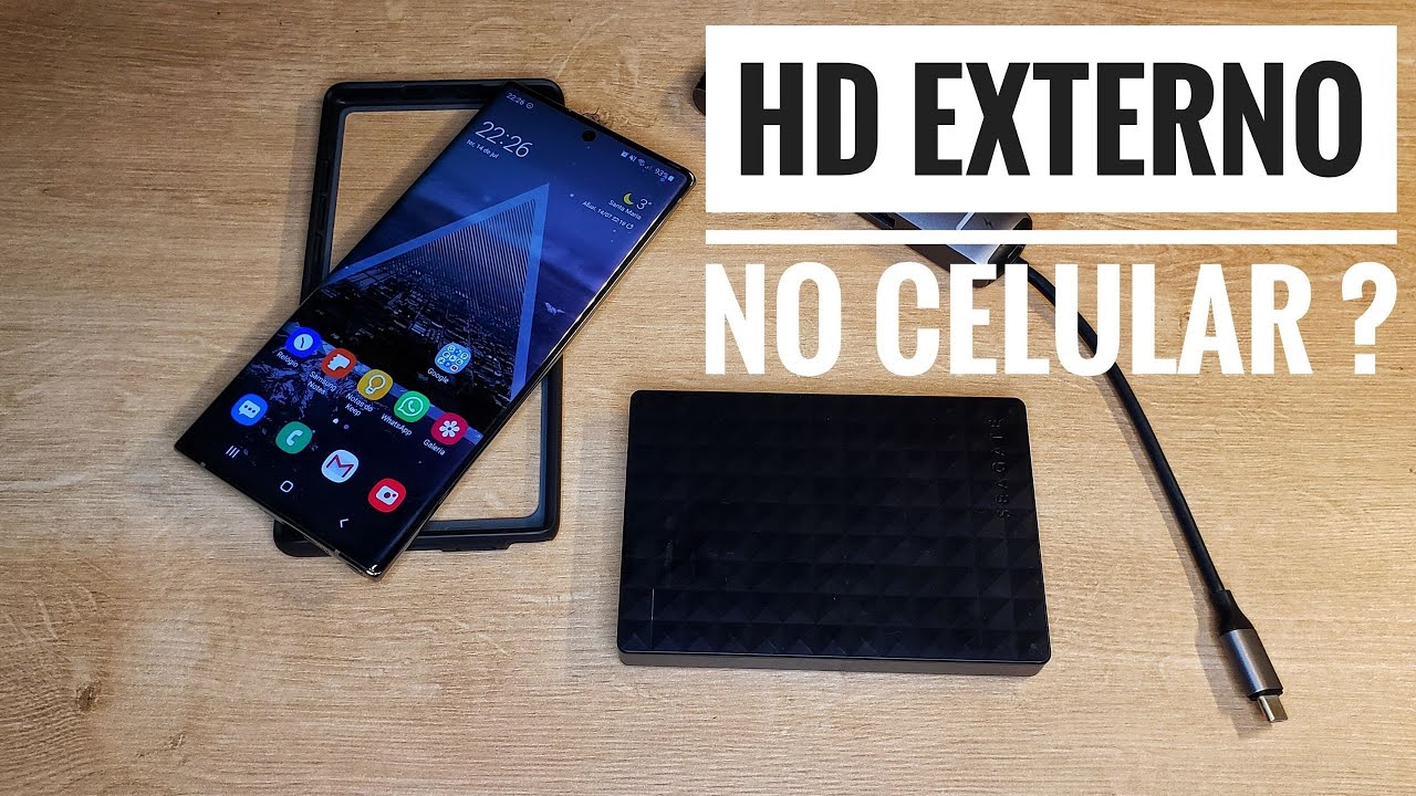 Como utilizar o HD Externo no celular ? @Samsung
