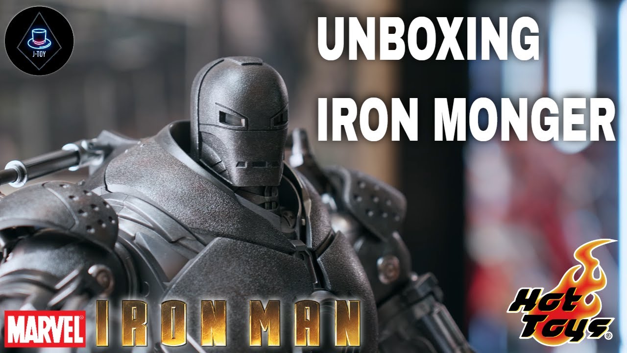 Hot toys ( Iron Man ) Iron Monger scale: 1/6﻿ Unboxing  [4K]