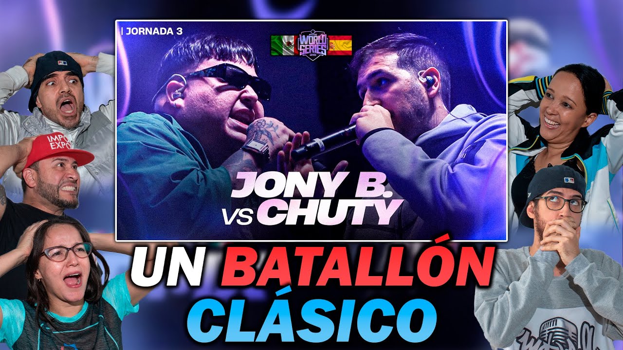💯 ¡TODO UN CLÁSICO! - COLOMBIANOS REACCIONAN a CHUTY vs JONY BELTRAN [FMS WORLD SERIES SUPERLIGA]