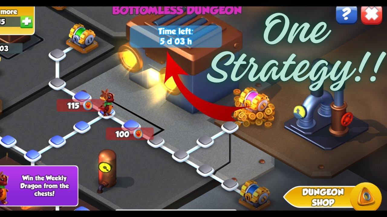 The only strategy in bottomless dungeon every dml players should know!! | Reach in short time 😳!!
