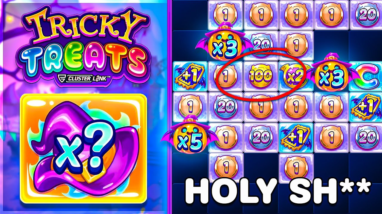 БЕЗУМНЫЙ ВЫИГРЫШ В АВТОМАТЕ TRICKY TREATS!!