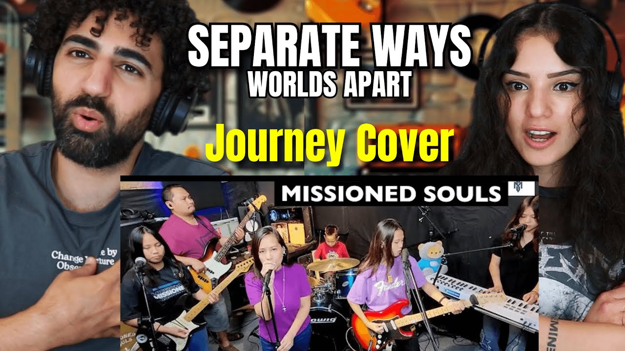 We react to Missioned Souls covering Separate Ways (Worlds Apart) by Journey | Reaction