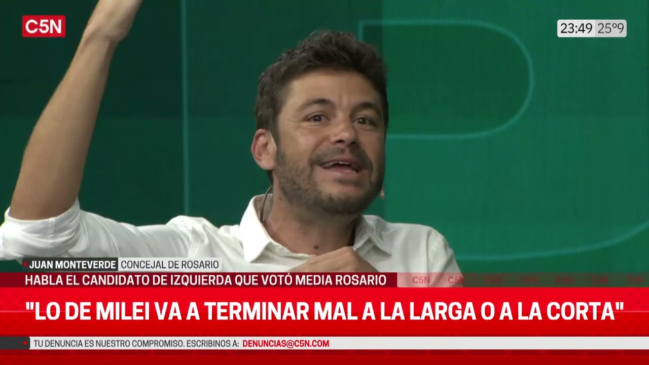 JUAN MONTEVERDE en BROTES VERDES: ¨Lo de MILEI va a TERMINAR MAL a la LARGA o a la CORTA¨