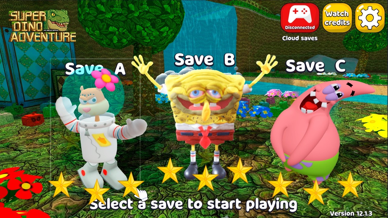 🦖😮Karakter Rahasia Baru Dino SpongeBob! - Super Bear Adventure Gameplay Walkthrough