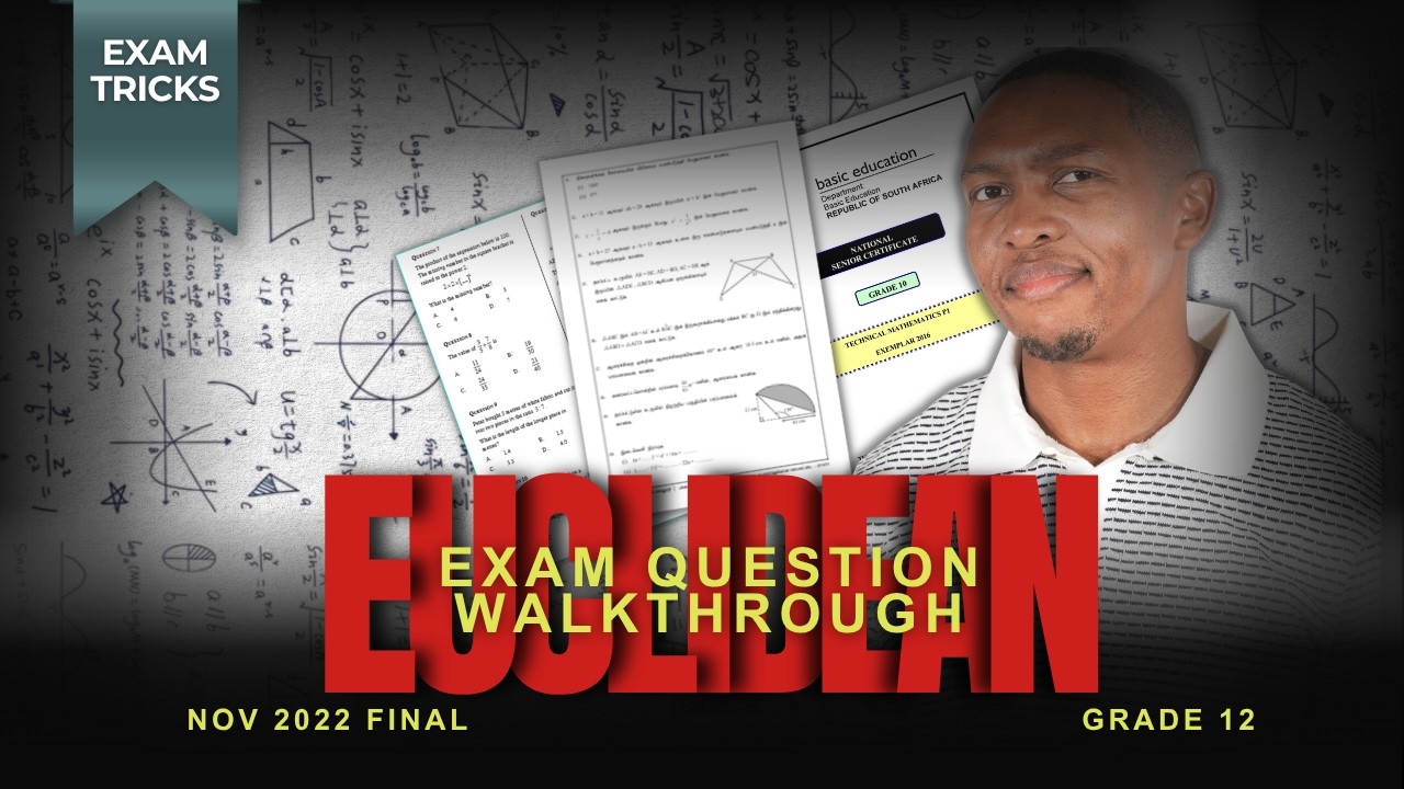 Euclidean Geometry | November 2022 | Question 9 | Mlungisi Nkosi