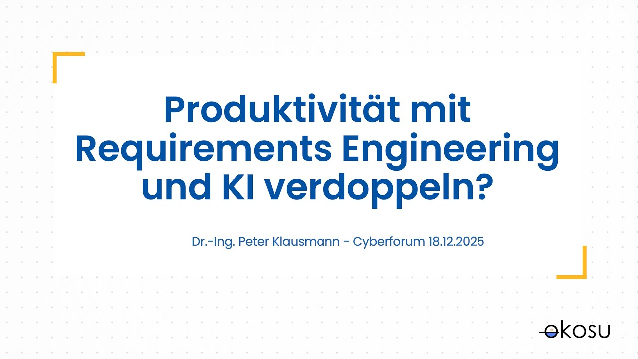 Requirements Engineering & KI