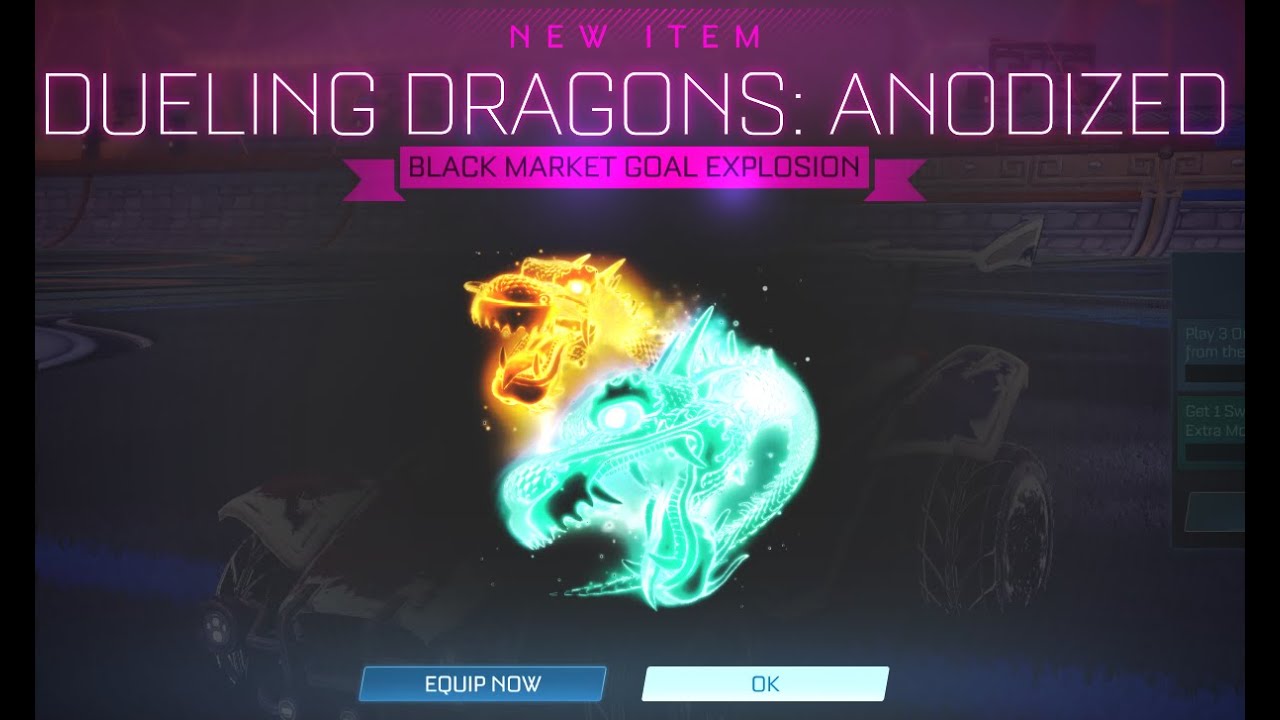 ALL *NEW* ANODIZED DUELING DRAGONS IN ROCKET LEAGUE!