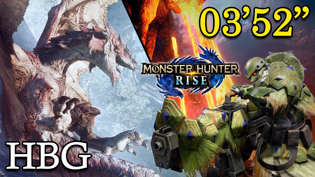 MHRise | HBG Solo 3:52 Rathalos リオレウス Speedrun