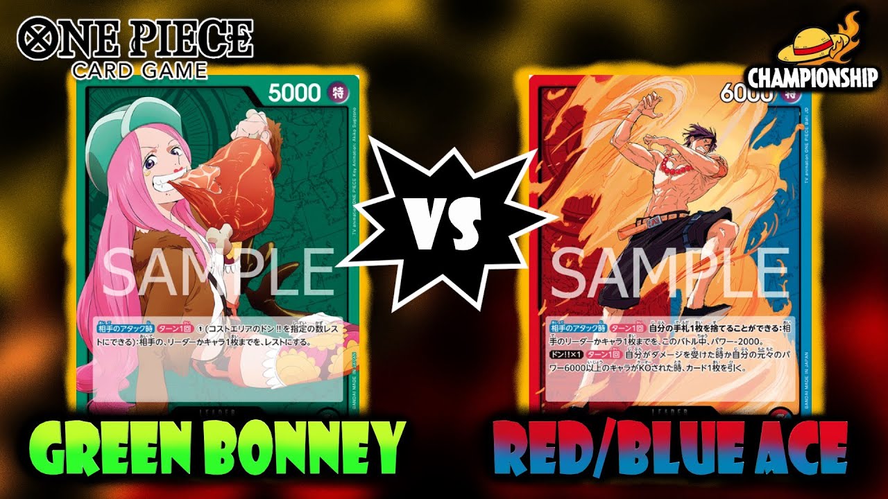 One Piece TCG: Анализ турнирной игры с Востока (формат OP13) — Финал, G Bonney против RU Ace