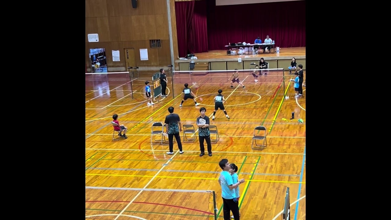 2025.5/25 第４１回若葉カップ全国小学生バドミントン大会 沖縄県予選　リーグ戦２試合目(6年生ダブルス)