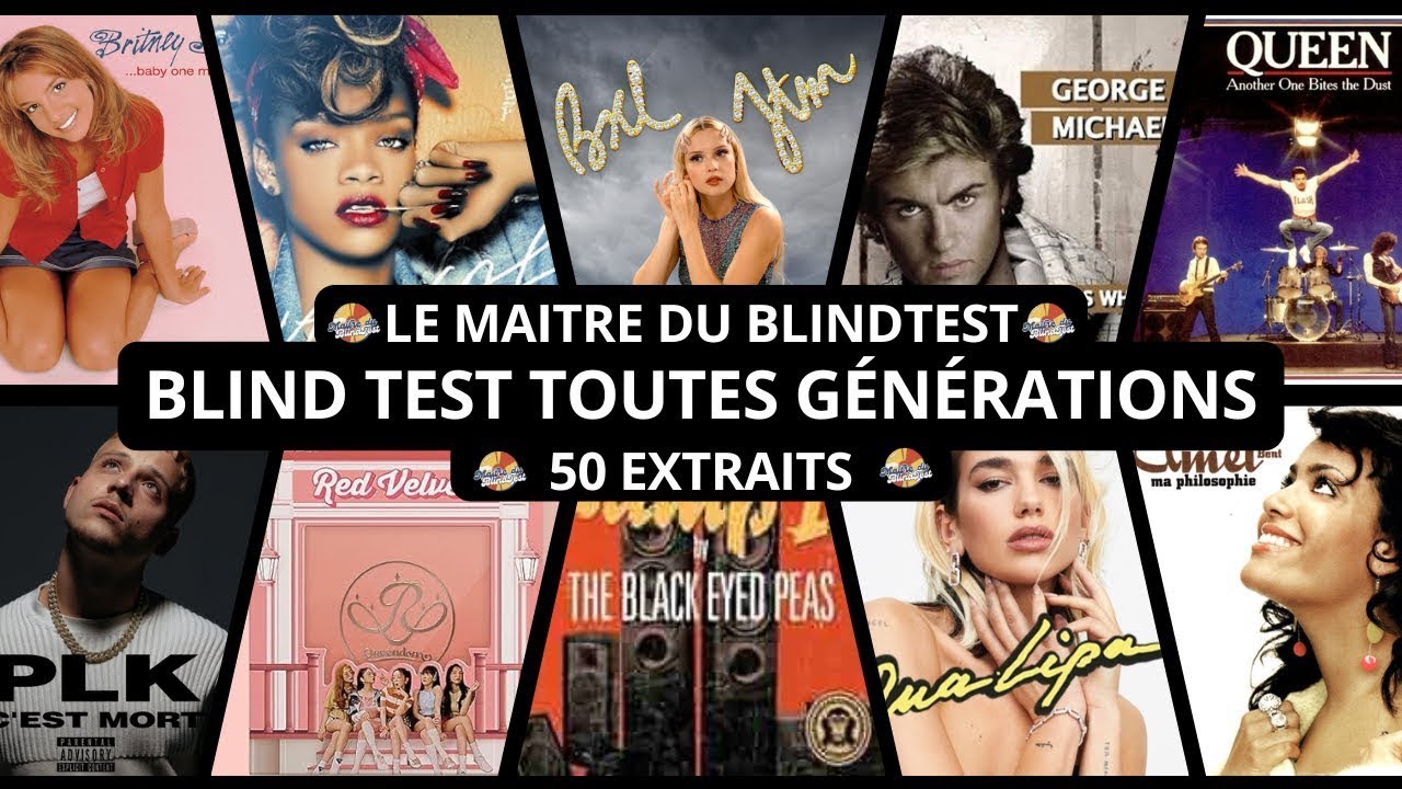 BLIND TEST MUSIQUE 🎧 | TOUTES GÉNÉRATIONS 1980 À 2022 – SAUREZ-VOUS TOUT RECONNAÎTRE ?