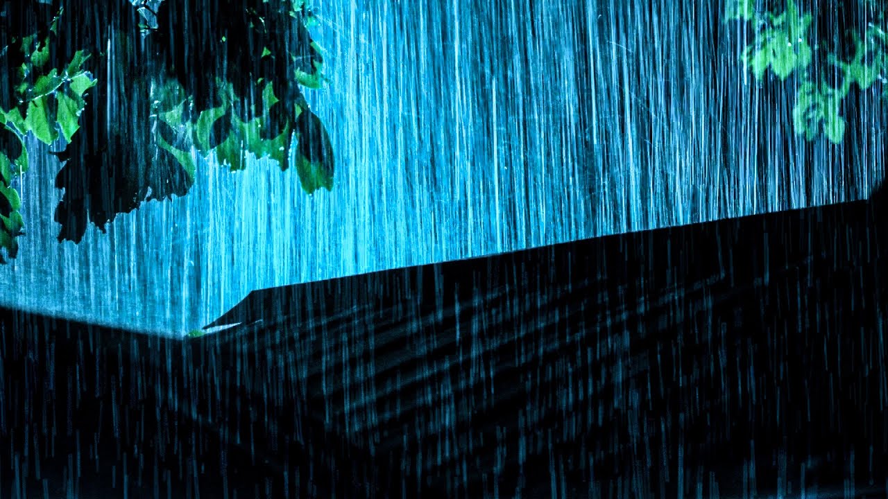 Fall Asleep in Under 6 Minutes | Heavy Rain & Thunderstorm at Night | Rain Sounds for Sleeping