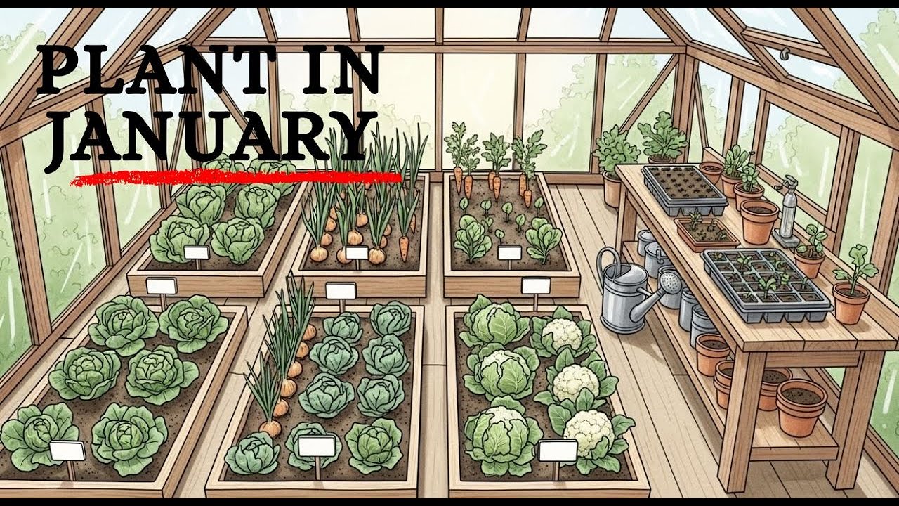 17 Crops You Must Plant in January to Feed Your Family for a Year