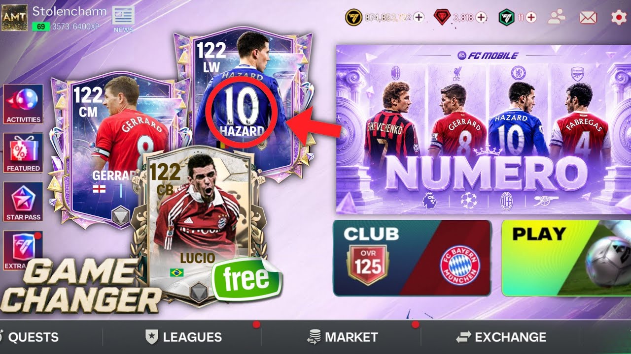 CONFIRMED!! FREE 122 OVR LEAKED IN NUMERO & GAME CHANGER EVENTS | FREE REDEEM CODE FC MOBILE 26!
