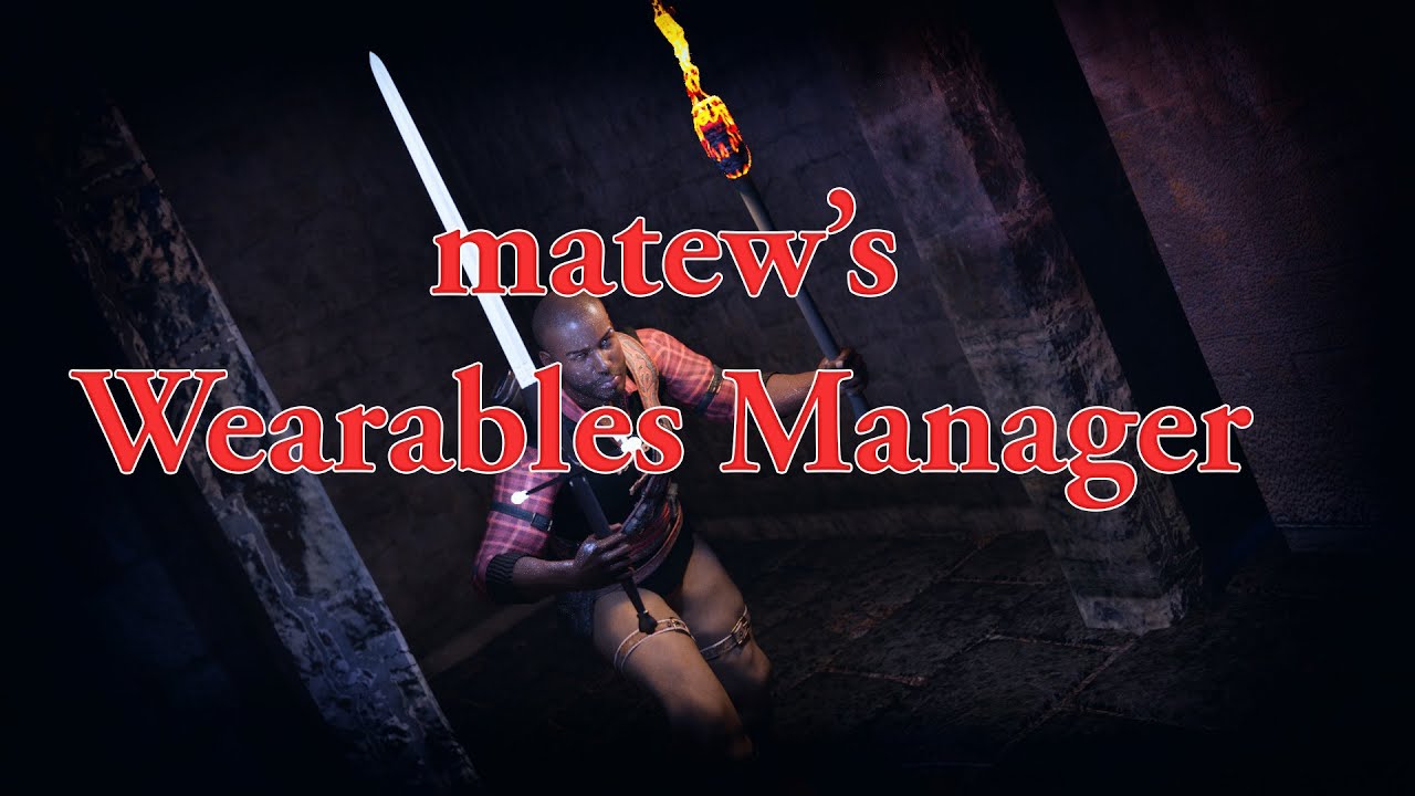 matew's Wearables Manager tool for DAZ 3D