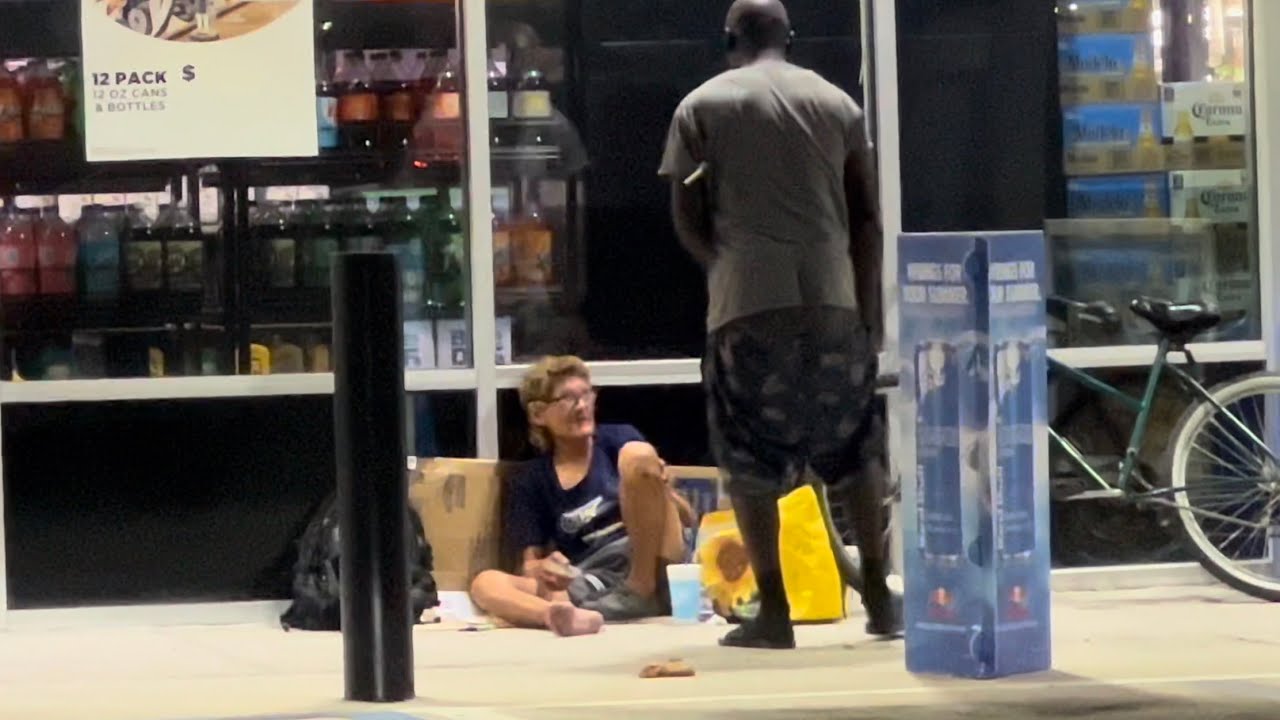 Disturbing Misery On Tampa Streets - Homeless Everywhere Even Families