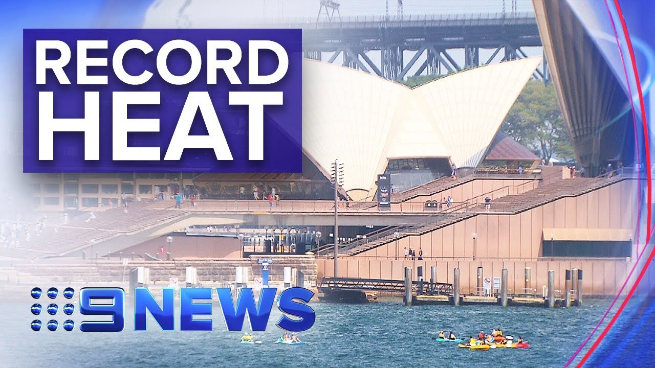 Hottest day on record in Sydney | Nine News Australia