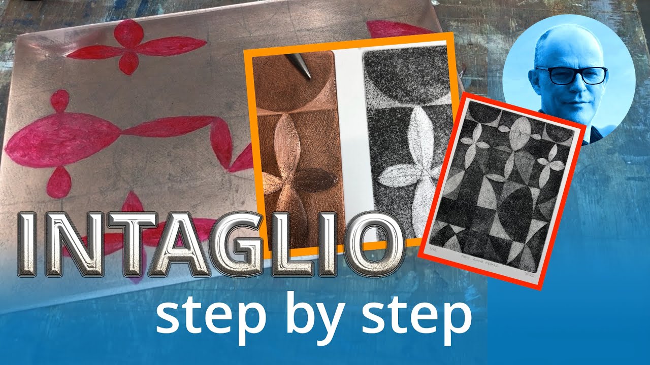 INTAGLIO PROCESS: step by step how I created my etching 'First among equals'