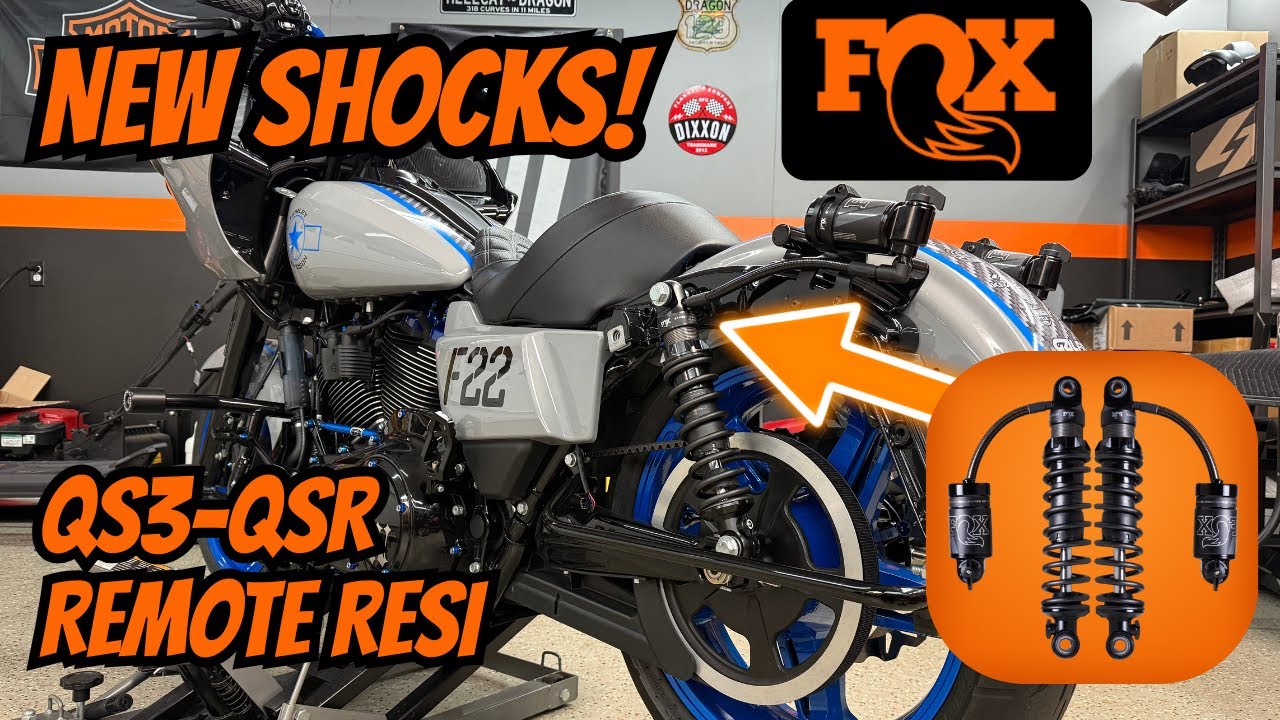 FOX QS3-QSR REAR SHOCKS INSTALLED ON MY 2024 HARLEY-DAVIDSON ROAD GLIDE!