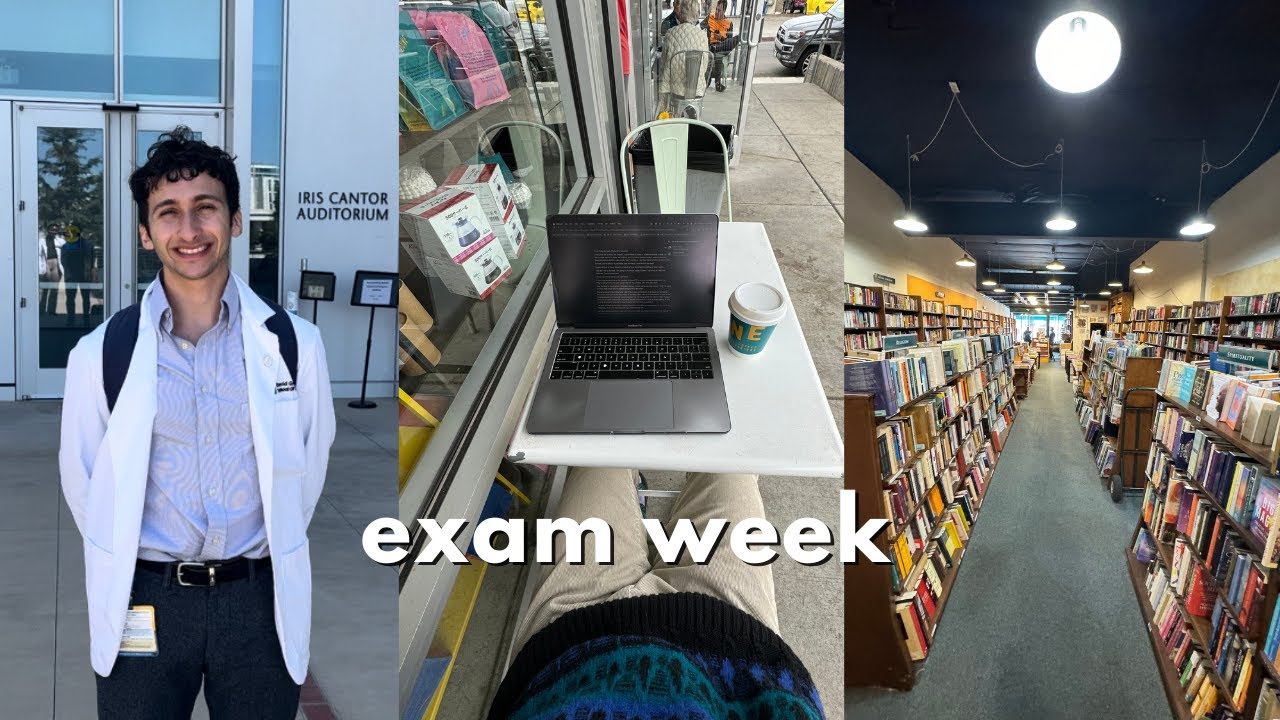 med school exam week 🧑🏼‍💻🎧✨ (OSCE, anatomy practical, post-exam Santa Barbara adventuring)