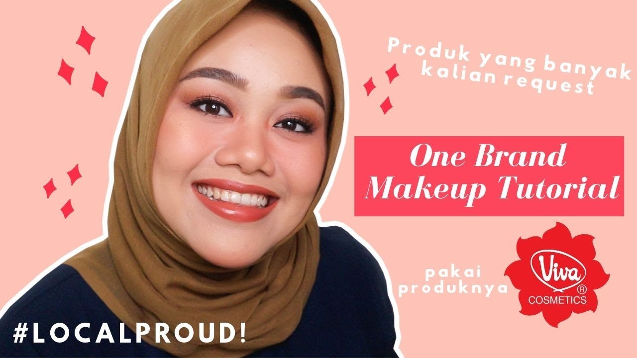 PRODUK LOKAL UNDERRATED BENERAN DEH! NANGIS :( VIVA ONE BRAND MAKEUP TUTORIAL