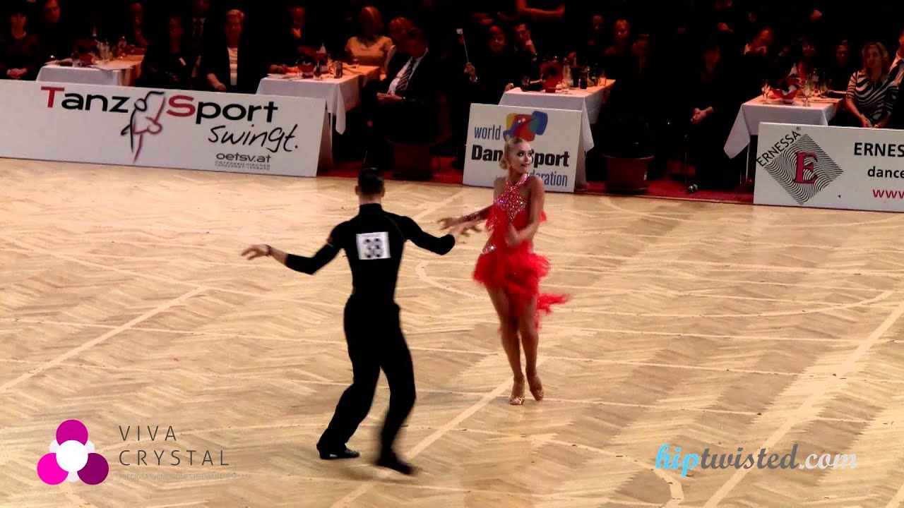 Miha Vodicar - Nadiya Bychkova, Austrian Open 2013, WDSF WCH 10 dance, final - jive