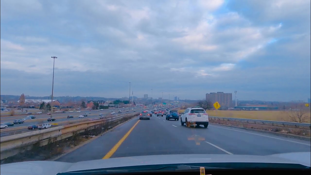 Highway 401 to Yorkdale mall Dufferin Ave.