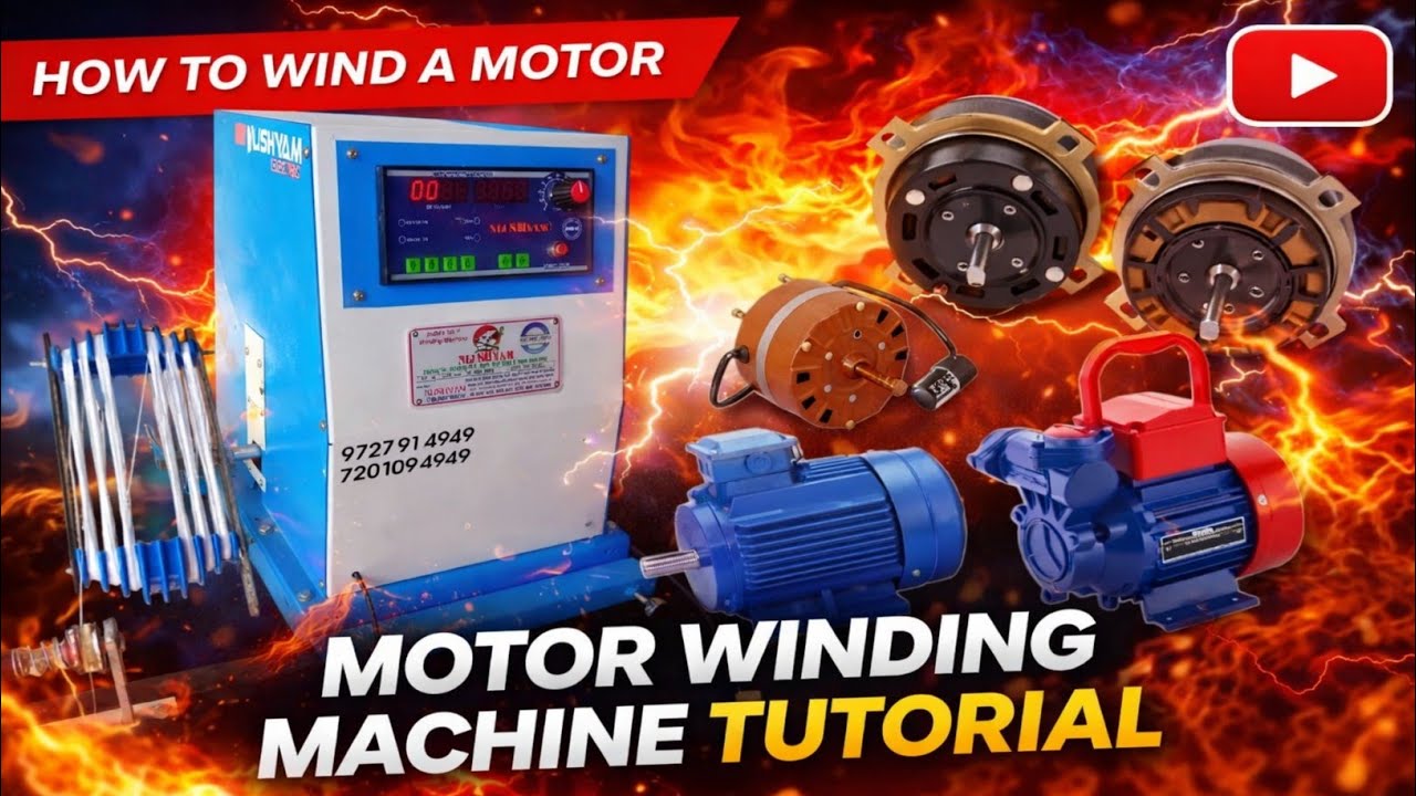 motor winding machine  || fully auto automatic winding machine price in india// coil winding machine