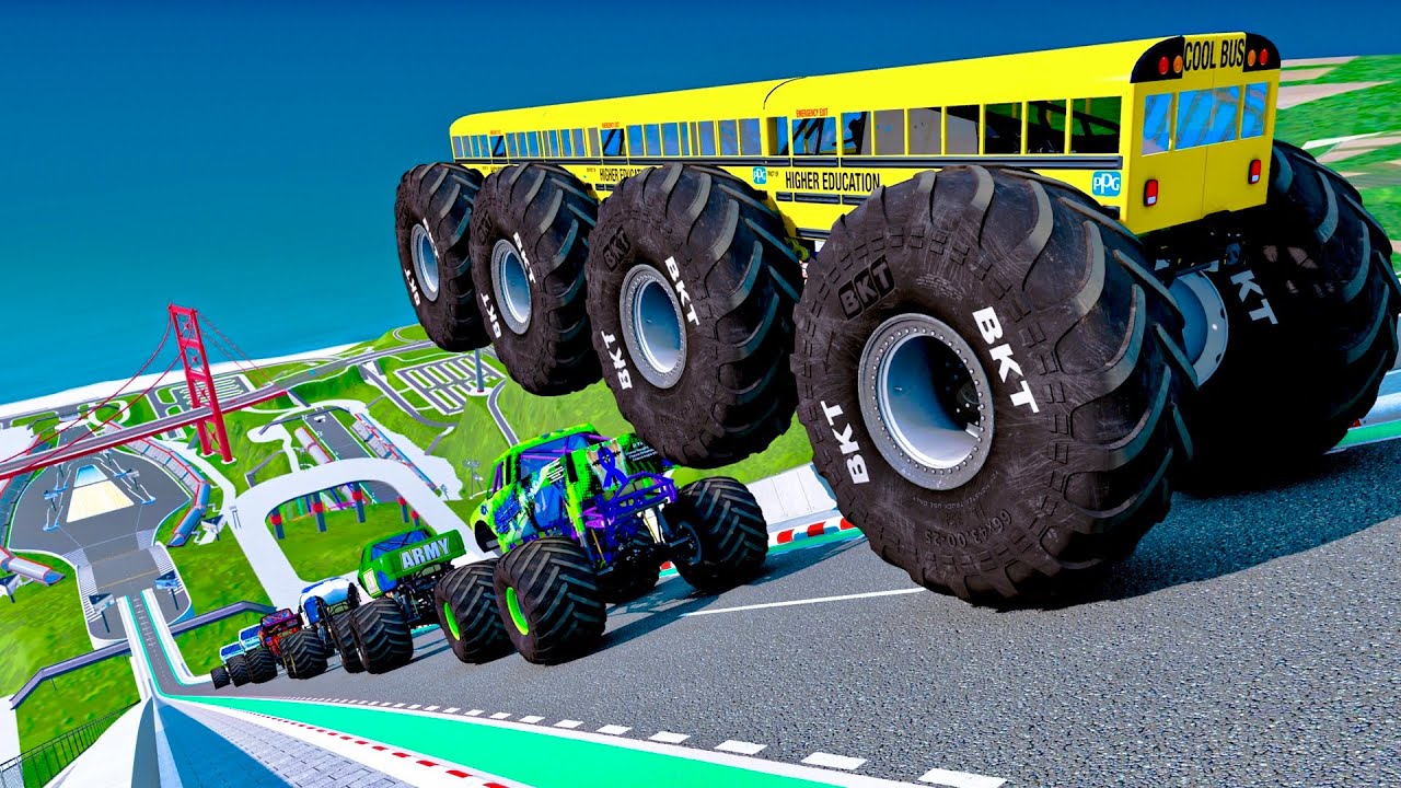 Ultimate Monster Truck Car Jump Compilation!