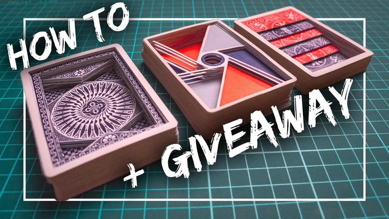 How to make 3D Playing Cards Art
