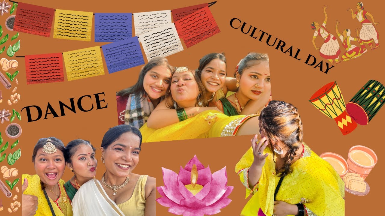 College Cultural Day Dance Performance | Best moments || best day 🌷🎀