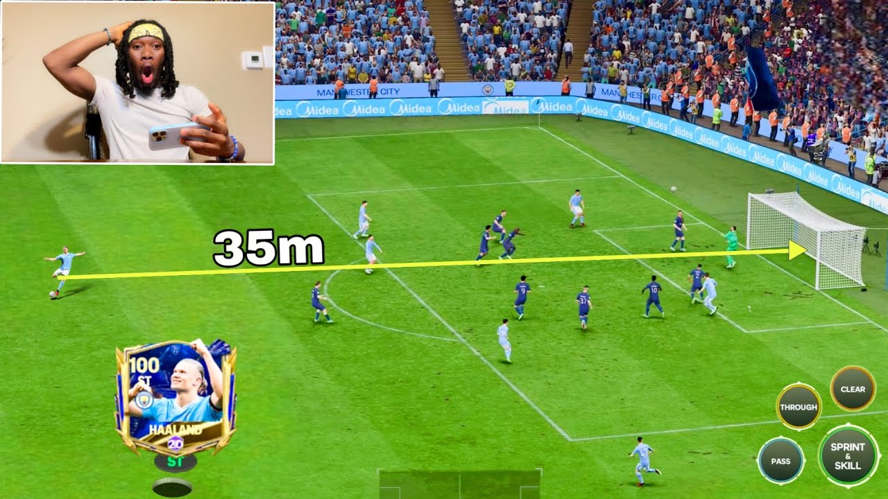 Rocket Launcher POWER SHOT - UTOTY Haaland Gameplay | FC MOBILE