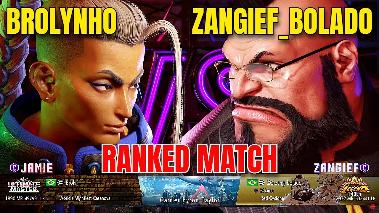 Street Fighter 6 🔥 Brolynho (Jamie) vs Zangief_Bolado (Zangief) – Безумный Бой! Бои Высокого Уровня