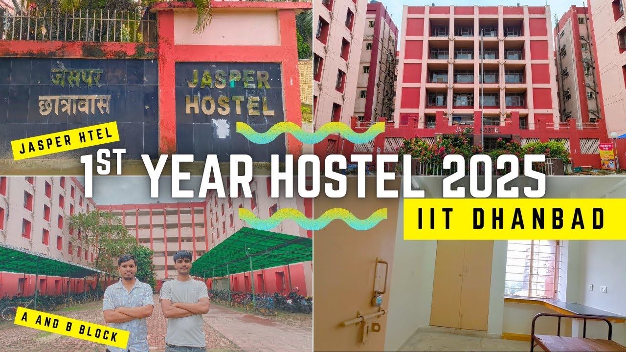 IIT DHANBAD Hostel Tour 🥰 | Jasper hostel | 1st Year Hostel Tour | Boys hostel #video #iit #vlog