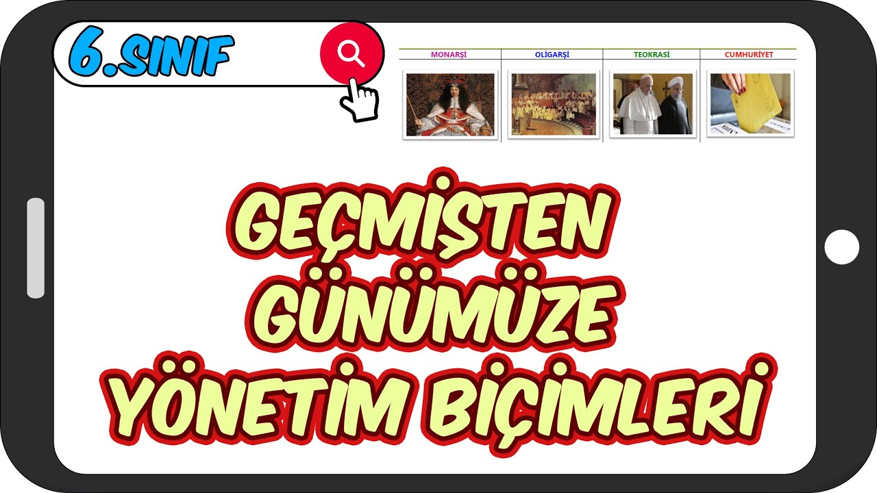Geçmişten Günümüze Yönetim Biçimleri 📕 6.Sınıf Sosyal #2023