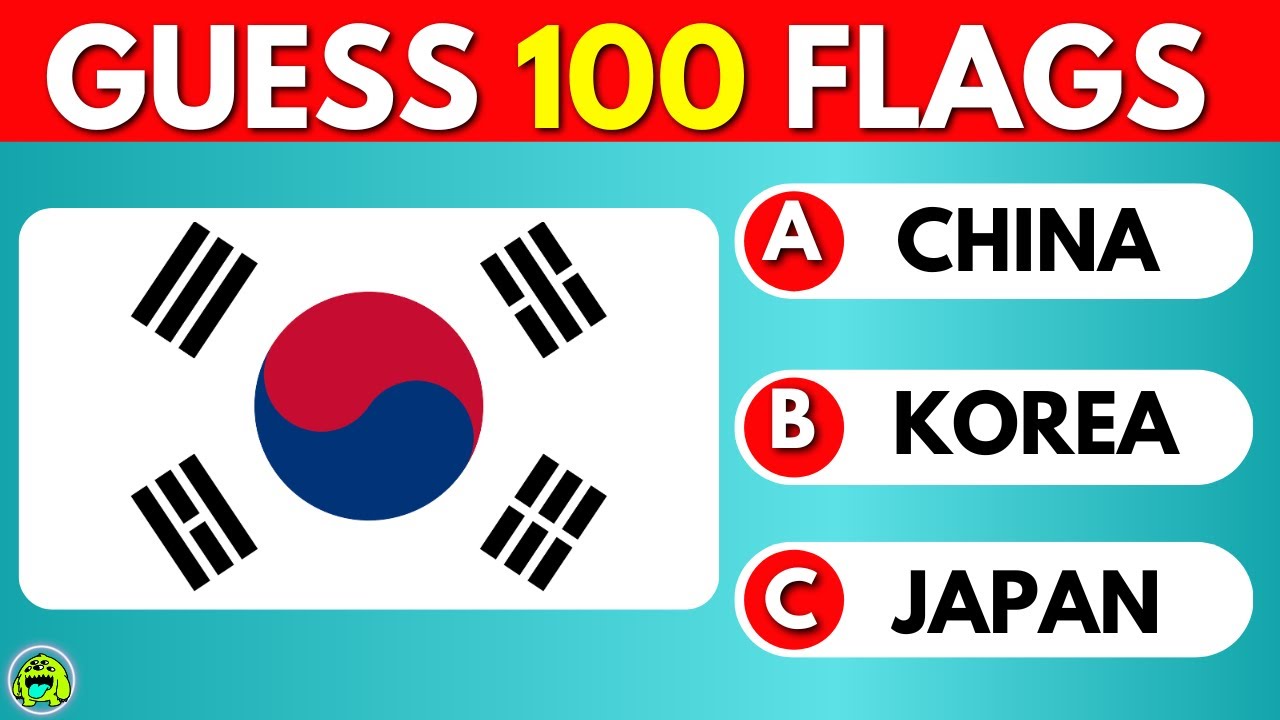 Угадай и выучи 100 флагов! ВИКТОРИНА ПО ФЛАГАМ