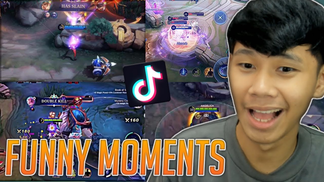TRY NOT TO LAUGH ON FUNNY ML VIDEOS | ML TIKTOK REACTION VIDEOS