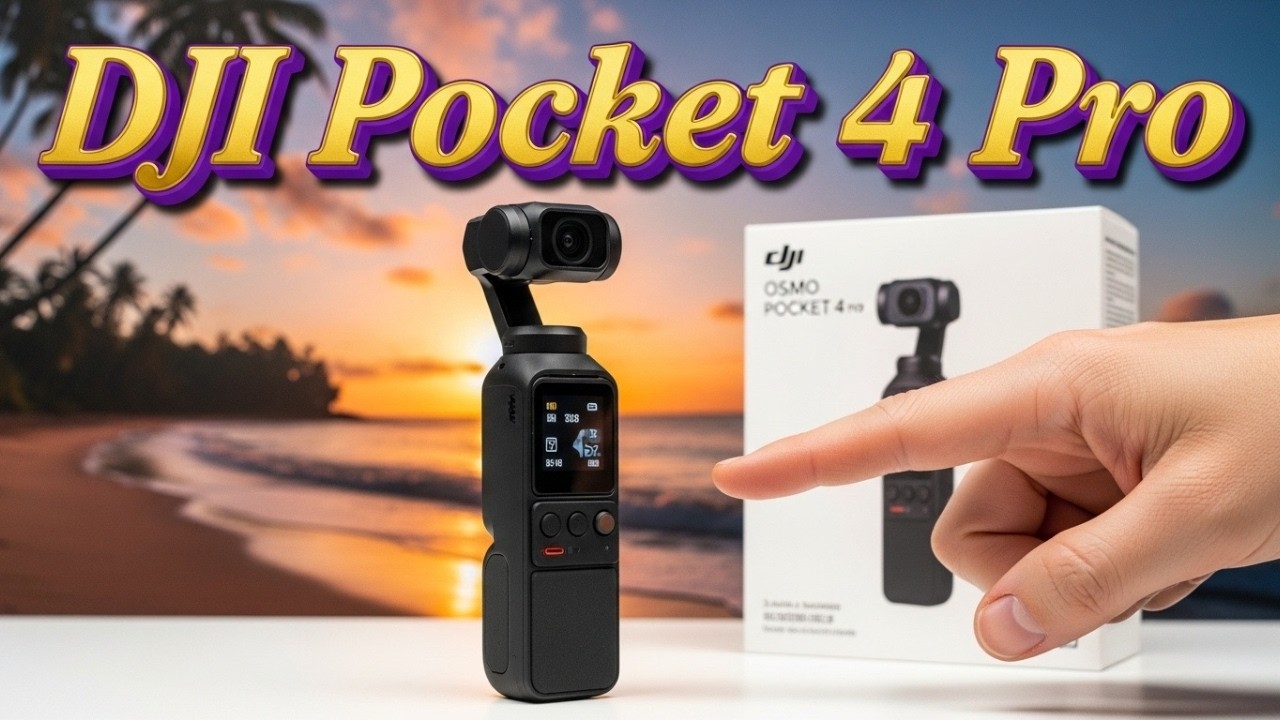 Утечка информации о DJI Osmo Pocket 4 – первые реальные кадры и описание функций! 🚀