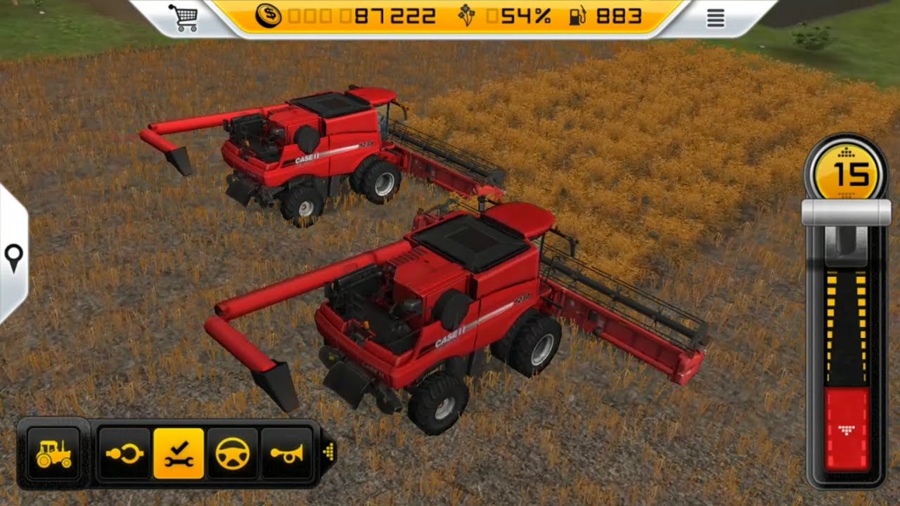 Fs14 farming simulatör 2014 / ikinci caseıh biçerdöver - second harvester case ıh / # 217 HD /