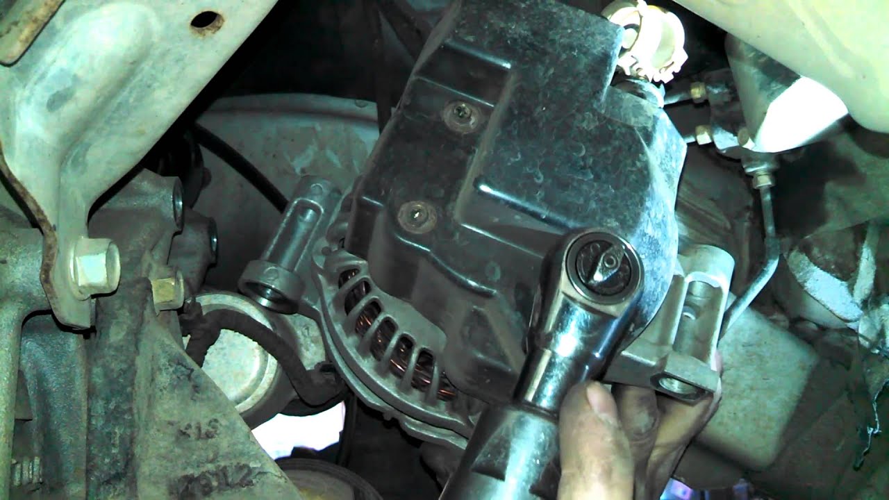 Alternator replacement 2003 Mazda 6 2.3L Install Remove Replace how to change