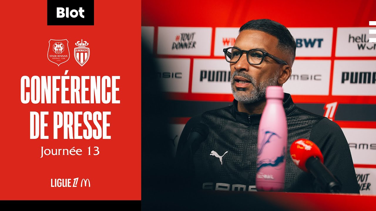 📽🎙 J13 | Stade Rennais F.C. / AS Monaco - Conf&eacute;rence de presse d'avant-match