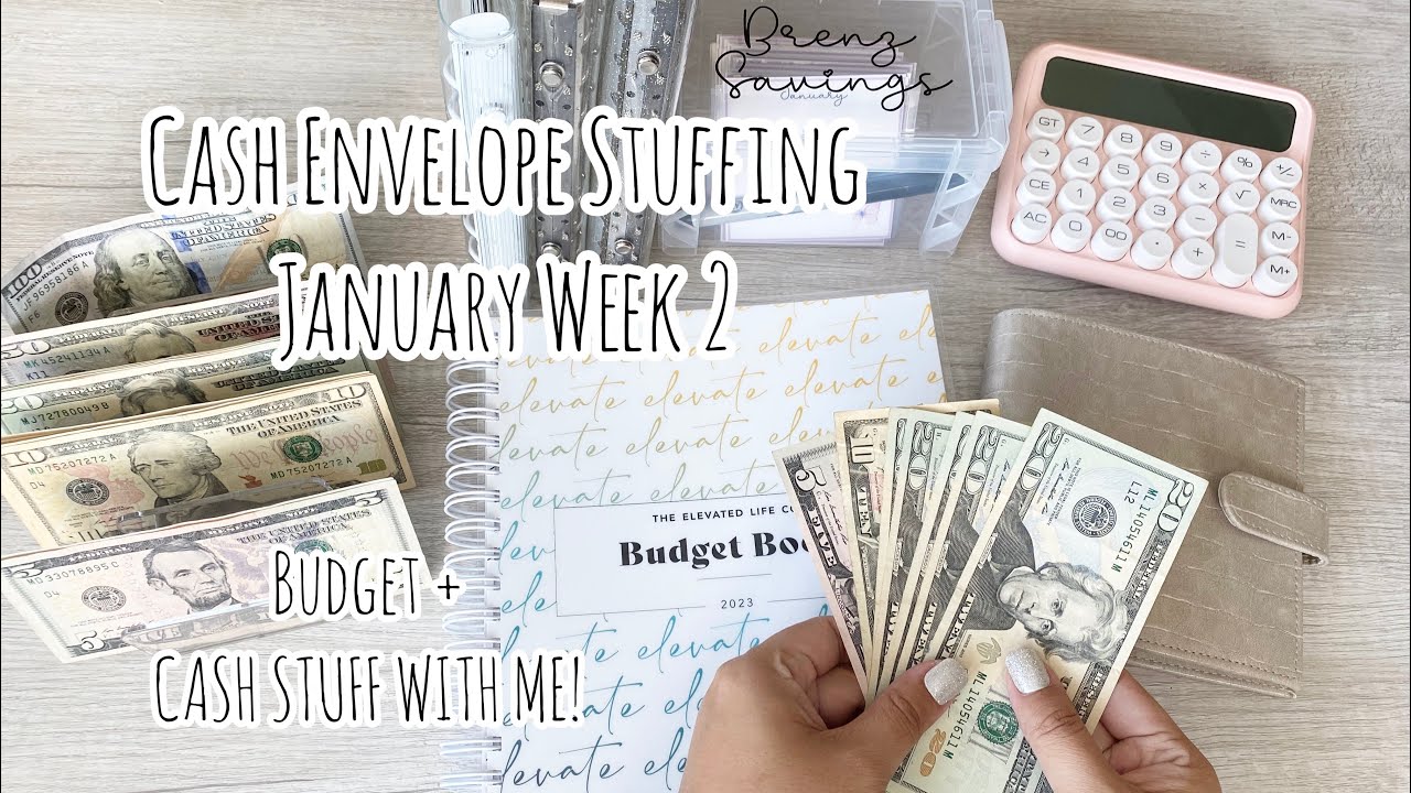 Cash Envelope Stuffing | Budget with Me | Savings Challenges | Sinking Funds | Cash Stuff 2023