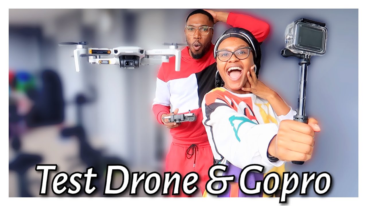 ON TEST UN DRONE ET UNE GO PRO POUR VOUS FAIRE DES VLOGS DE OUF