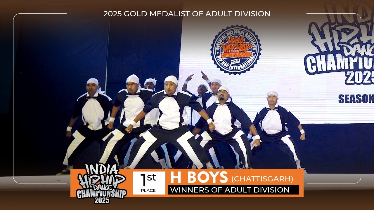 H BOYS (CHATTISGARH) ADULT DIVISION - GOLD MEDALIST
